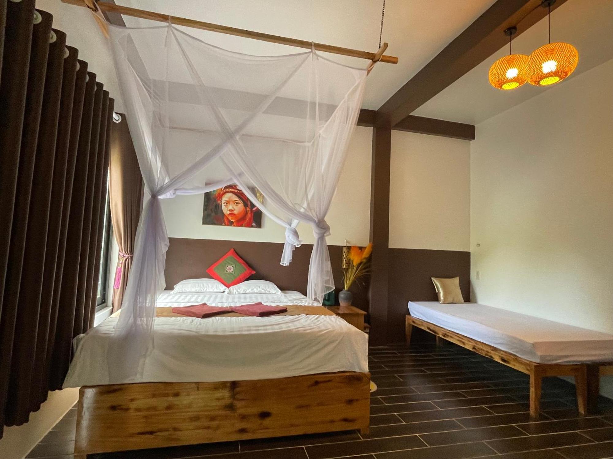 Vu Linh Palm House Homestay - Bungalow Yen Bai Eksteriør bilde