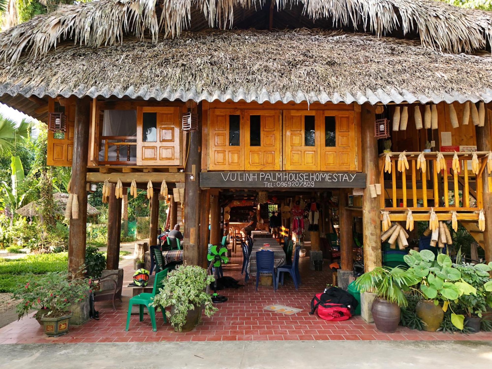 Vu Linh Palm House Homestay - Bungalow Yen Bai Eksteriør bilde