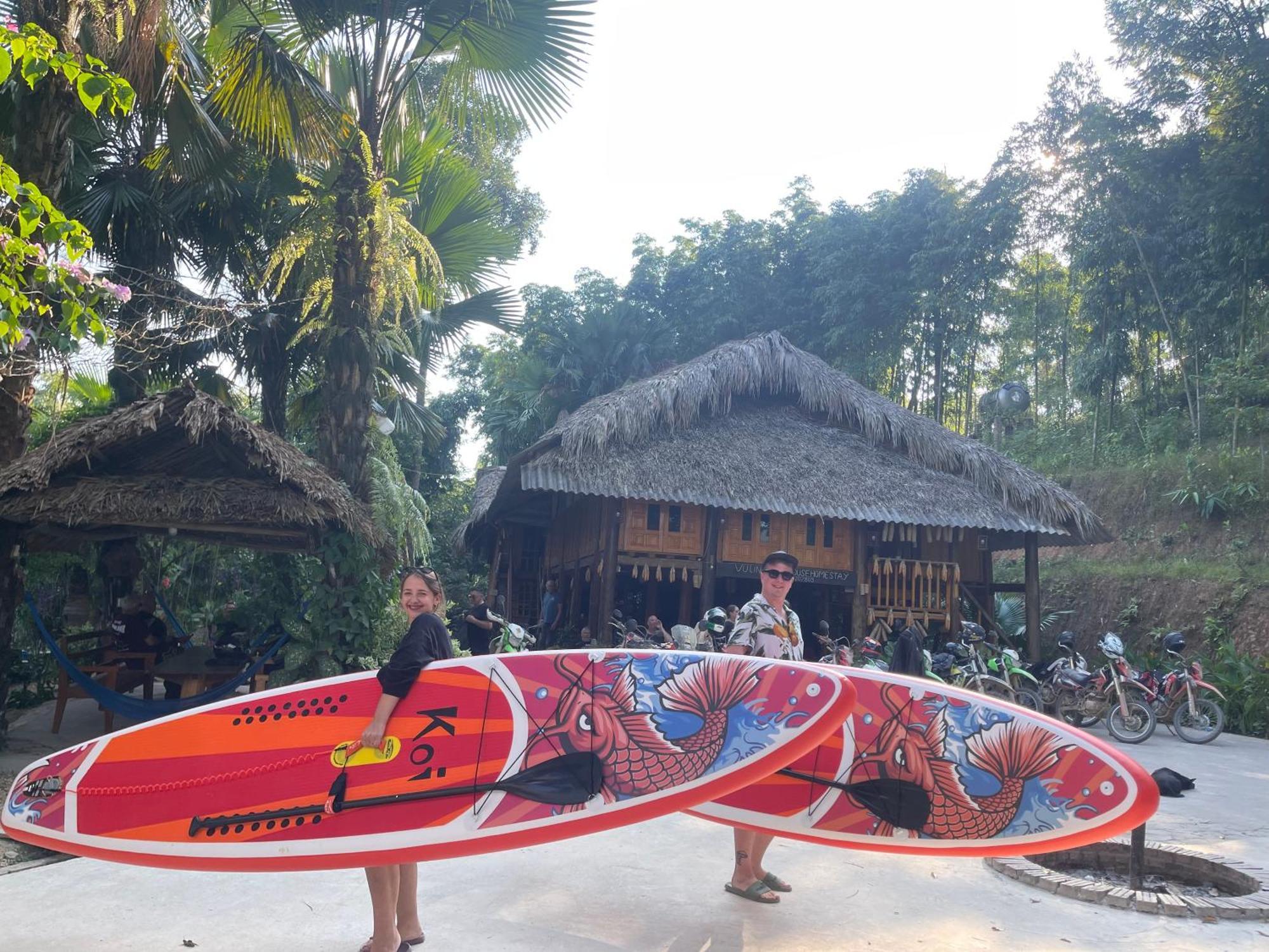 Vu Linh Palm House Homestay - Bungalow Yen Bai Eksteriør bilde